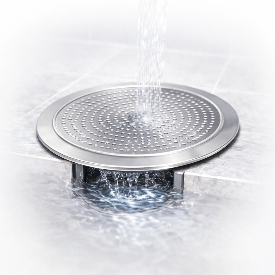 2 Pack Shower Drain Hair Catcher – 90mm UK Fit