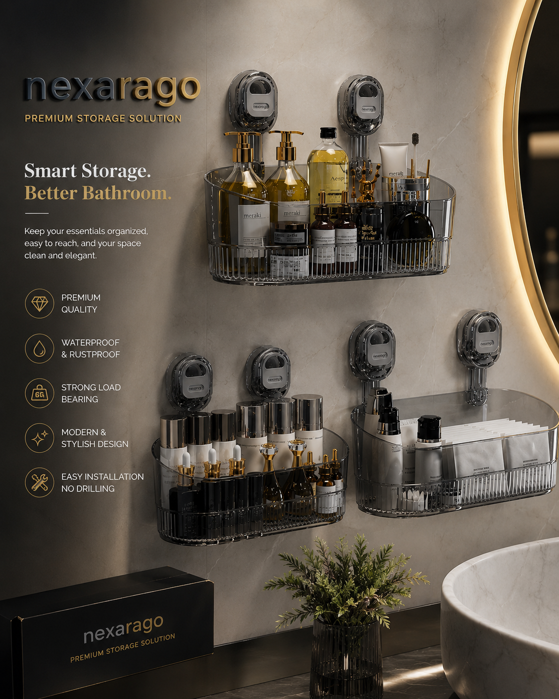 Smart Storage for a Fresh Bathroom